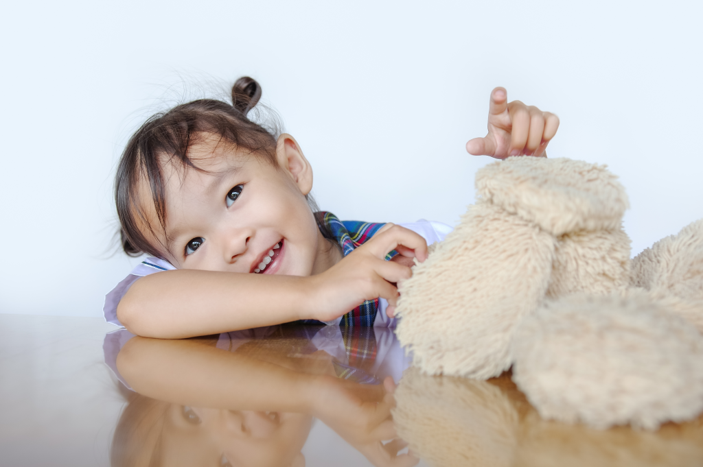 Smiling child at Kaleidoscope Kids Dentistry in South Salt Lake, UT near me.